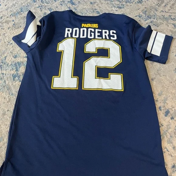 NWOT Green Bay packers rodgers jersey small - Picture 2 of 3
